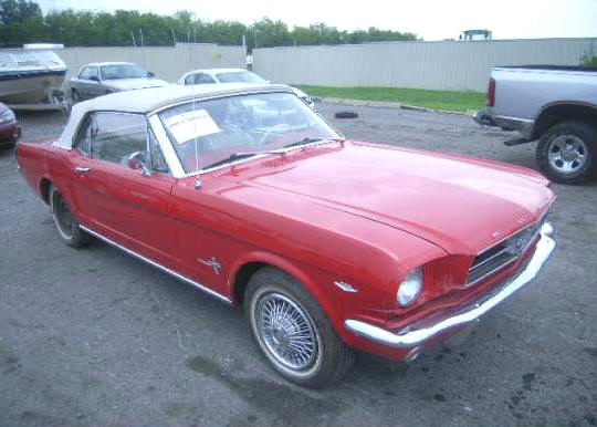 '65 Red Mustang Convertible