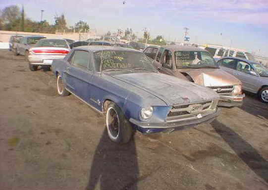 Old '67 Mustang Restoration Car
