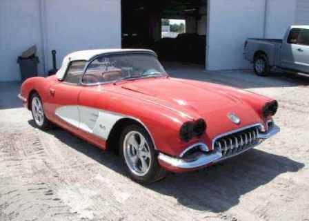 '60 Straight Axle Red Chevy C1 Corvette - Cheap