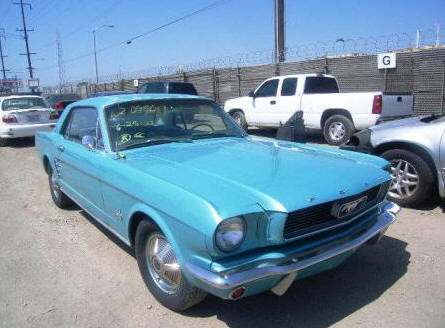 65 Ford 289 Mustang Coupe Blue