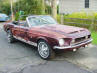 Burgundy '67 Ford Mustang GT500 Convertible Shelby