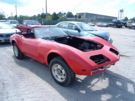 C3 '68 Red Corvette Convertible Stingray