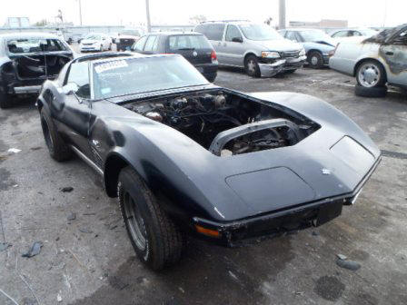 '70 Corvette Black C3 Coupe For Sale