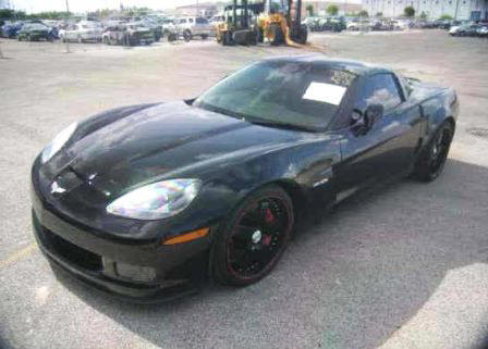 2007 Black Coupe Corvette C6 Z06 - Cheap