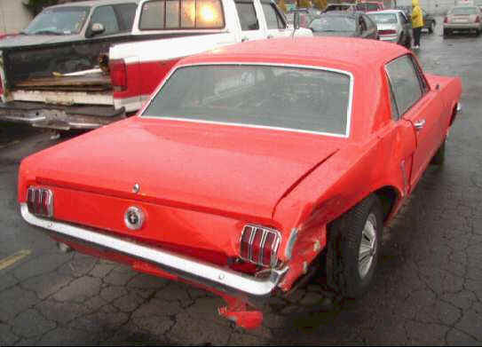 Mustang Collision Damage