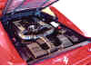 ferrari 355 gts rear quarter panel, rear bumper and rear deck lid engine cover