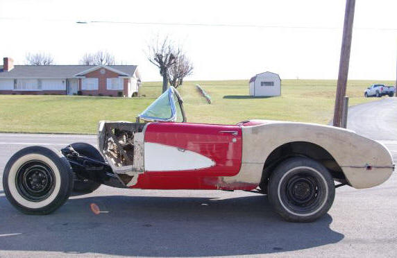 Unfinished 1960 Corvette Project Car