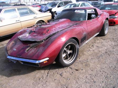 '69 Burgundy Chevy Corvette 427