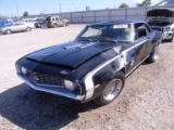 Black 69 Chevy SS350 Camaro