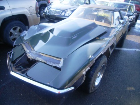 Big Block 427 '69 Green Convertible C3 Corvette