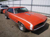 Orange Chevy 69 Big Block SS396 Camaro